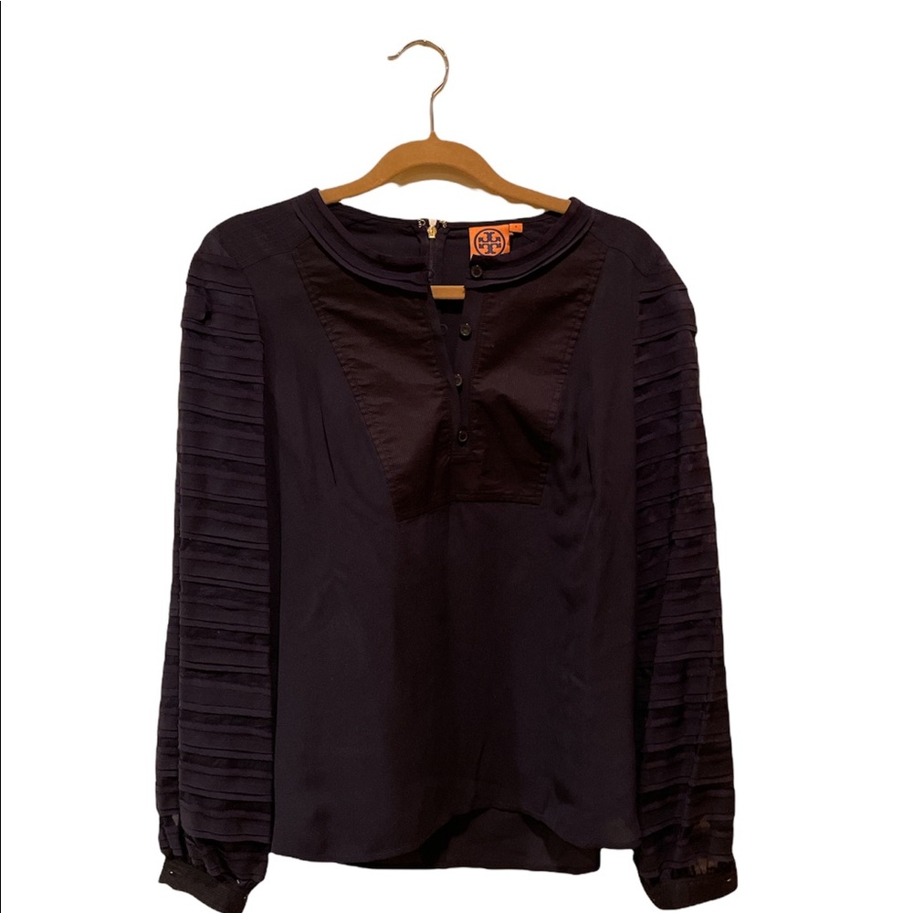 Like new Tory Burch Navy Blouse